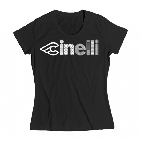 T-Shirt CINELLI LADY OPTICAL Black