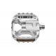 Folding pedals MKS FD-7 WIDE Silver