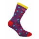 CALEIDO DOTS PURPLE SOCKS