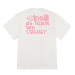 T-shirt CINELLI IN BIKE WE TRUST WHITE (XL)