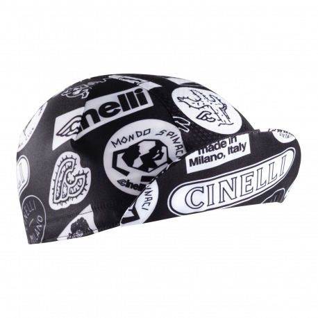 CINELLI CAP SUPERCORSA NERO/BIANCO