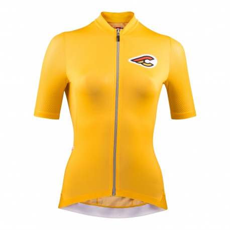 CINELLI WOMEN JERSEY TEMPO GIALLO HAPPY