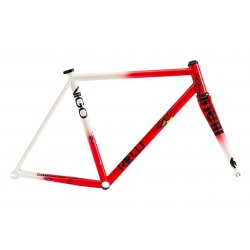 Frameset Vigorelli Steel - 80S Team Red - White 2025